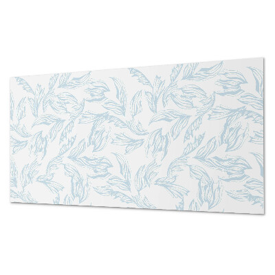 Rectangular bathroom wall panel Subtle leaf motif