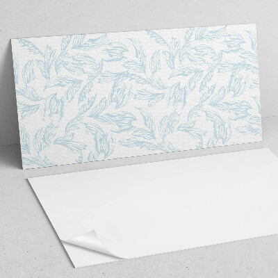 Rectangular bathroom wall panel Subtle leaf motif