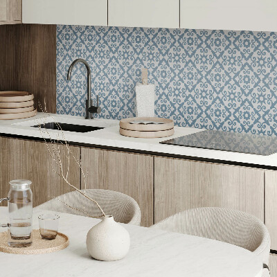 Rectangular wall panel Ornaments and floral accents