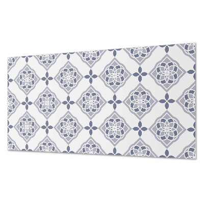 Rectangular decorative wall panel Rhombus pattern in geometric style
