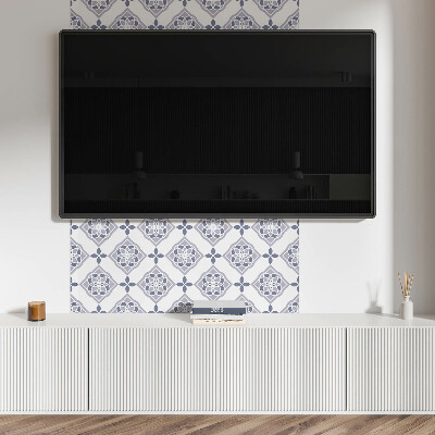 Rectangular decorative wall panel Rhombus pattern in geometric style