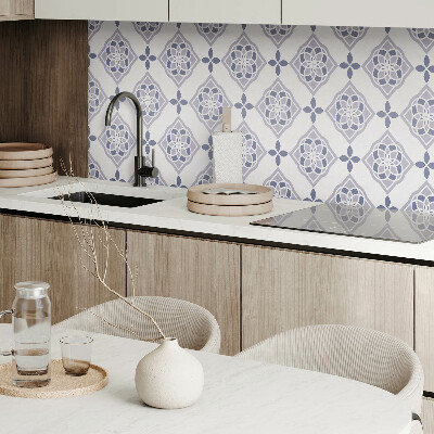 Rectangular decorative wall panel Rhombus pattern in geometric style