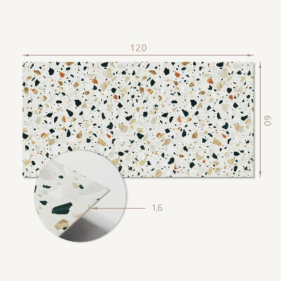 Rectangular wall panel Stone mosaic
