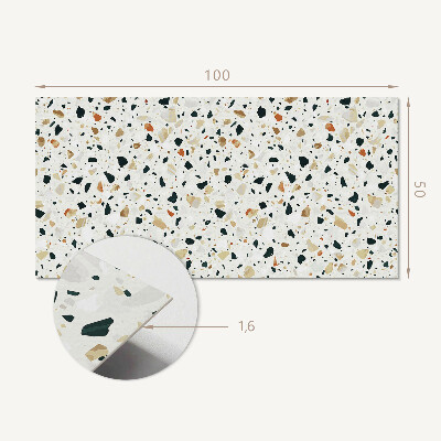 Rectangular wall panel Stone mosaic