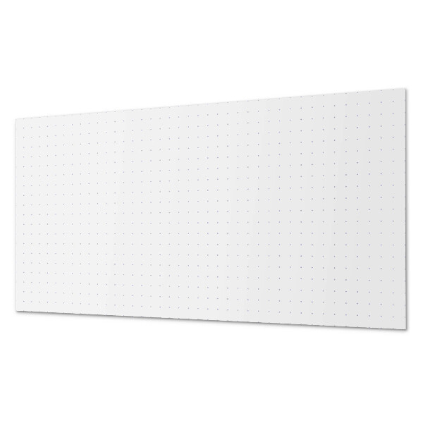 Rectangular bathroom wall panel Mesh pattern with dots