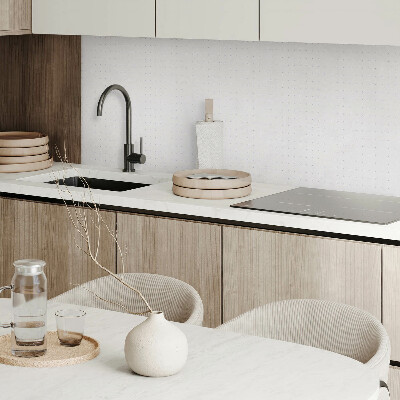 Rectangular bathroom wall panel Mesh pattern with dots