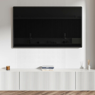 Rectangular bathroom wall panel Mesh pattern with dots