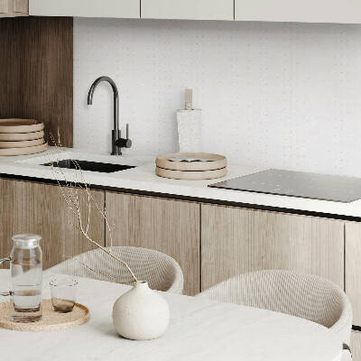 Rectangular bathroom wall panel Mesh pattern with dots