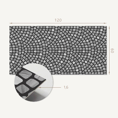 Rectangular bathroom wall panel Mosaic