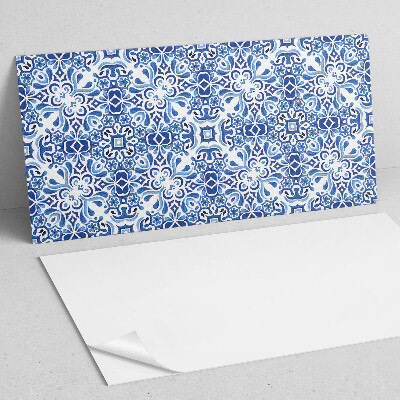 Rectangular bathroom wall panel Classic floral motif