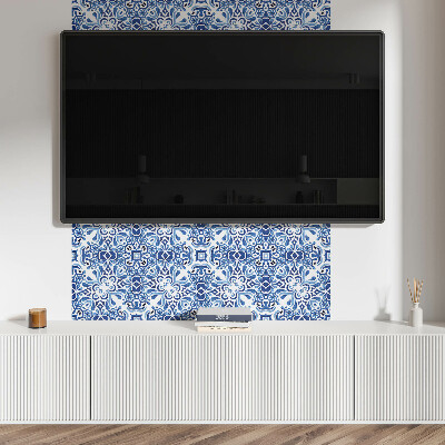 Rectangular bathroom wall panel Classic floral motif