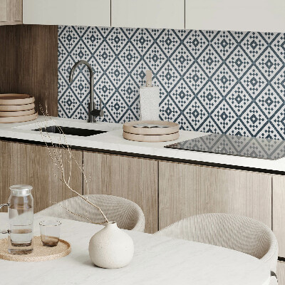 Rectangular wall panel Geometric style diamond pattern
