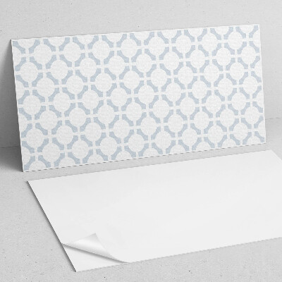 Rectangular bathroom wall panel Geometric pattern with ellipses