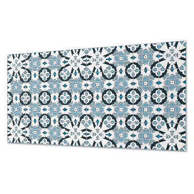 Rectangular decorative wall panel Geometric style tile pattern