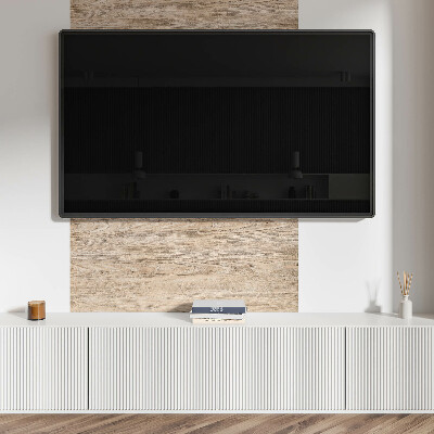 Rectangular bathroom wall panel Authentic wood pattern
