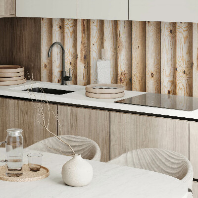 Rectangular wall panel Natural wood grain patterns