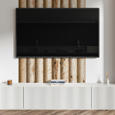 Rectangular wall panel Natural wood grain patterns