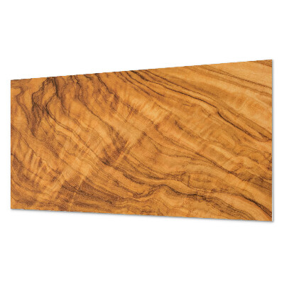 Rectangular bathroom wall panel Wood-inspired pattern