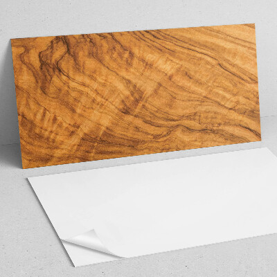 Rectangular bathroom wall panel Wood-inspired pattern