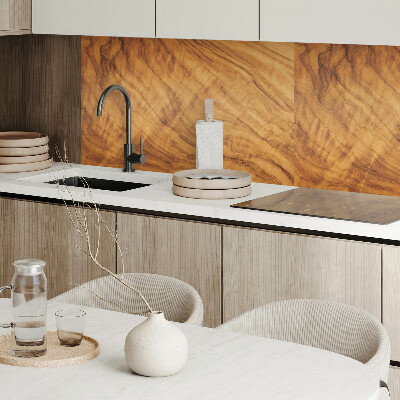 Rectangular bathroom wall panel Wood-inspired pattern