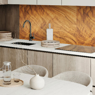 Rectangular bathroom wall panel Wood-inspired pattern