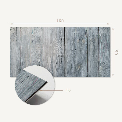 Rectangular decorative wall panel Wooden pattern in a geometric arrangement