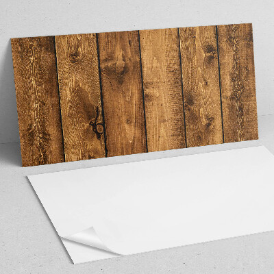Rectangular bathroom wall panel Wooden boards with a unique texture