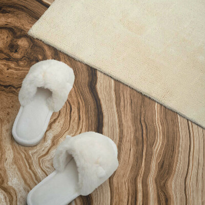 Rectangular wall panel Wood-inspired patterns