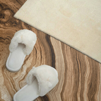 Rectangular wall panel Wood-inspired patterns