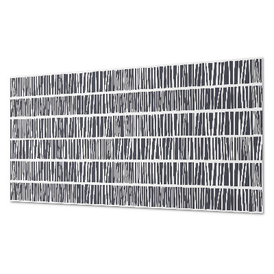 Rectangular bathroom wall panel Modern line motif
