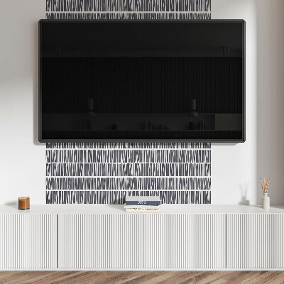 Rectangular bathroom wall panel Modern line motif