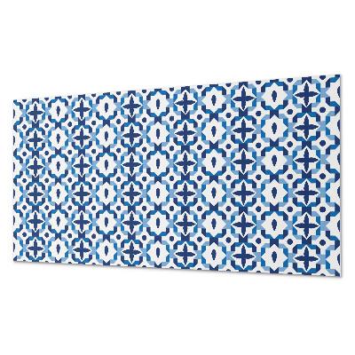 Rectangular wall panel Floral motif in geometry