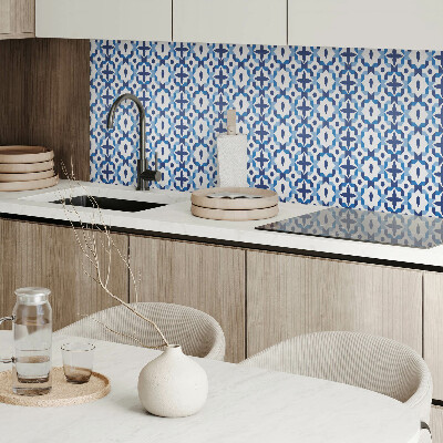 Rectangular wall panel Floral motif in geometry