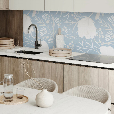 Rectangular wall panel Floral motif