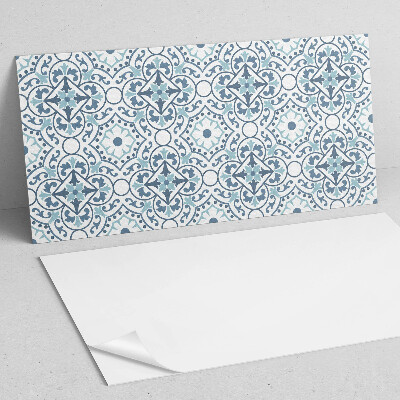 Rectangular bathroom wall panel Plant ornaments in a nature style