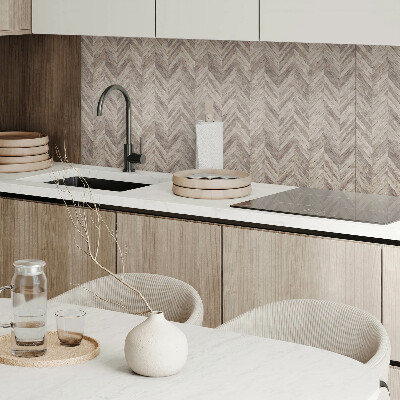 Rectangular bathroom wall panel Herringbone style board