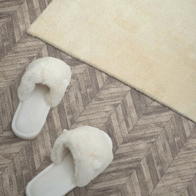 Rectangular bathroom wall panel Herringbone style board