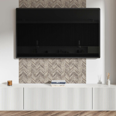 Rectangular bathroom wall panel Herringbone style board
