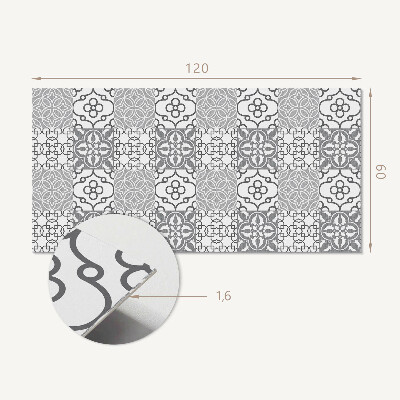 Rectangular decorative wall panel Geometric shapes in the composition