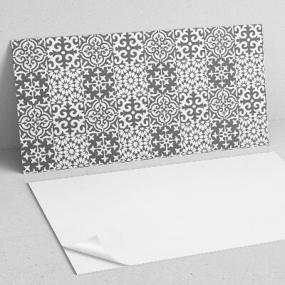 Rectangular wall panel Decorative patterns on tiles