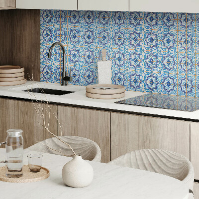 Rectangular wall panel Tiled ornaments in an elegant style
