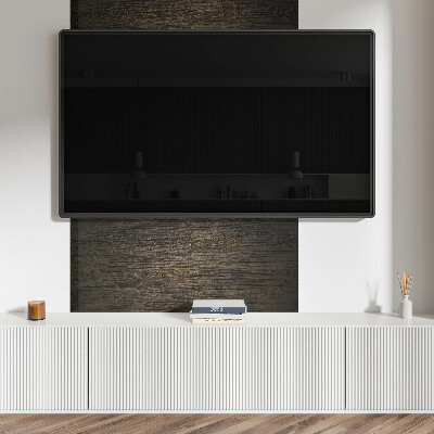 Rectangular decorative wall panel Wood pattern with graphics