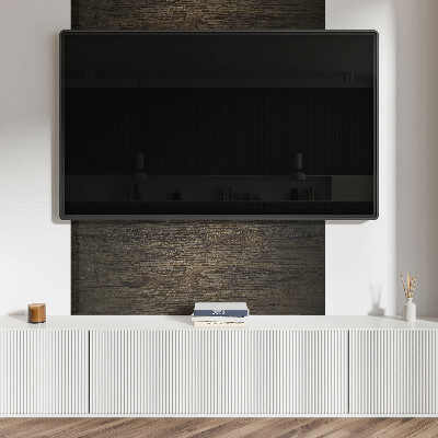 Rectangular decorative wall panel Wood pattern with graphics
