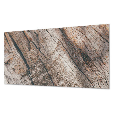 Rectangular wall panel Wood pattern with drawings