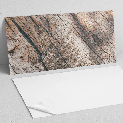 Rectangular wall panel Wood pattern with drawings