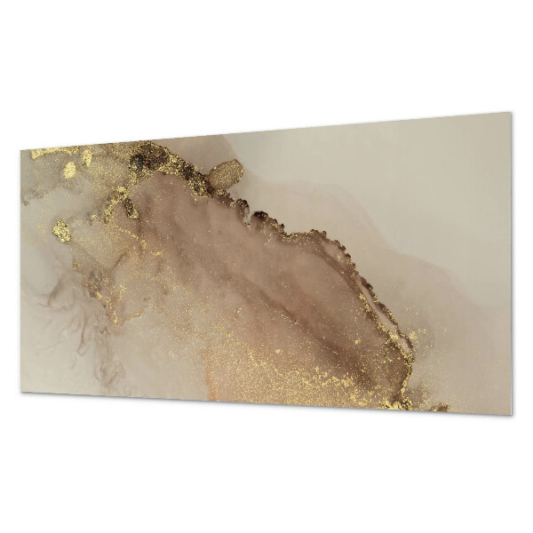 Rectangular wall panel Abstract motif with spots