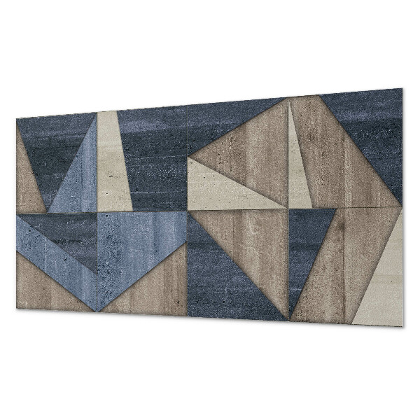 Rectangular wall panel Modern geometric motif