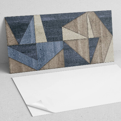 Rectangular wall panel Modern geometric motif