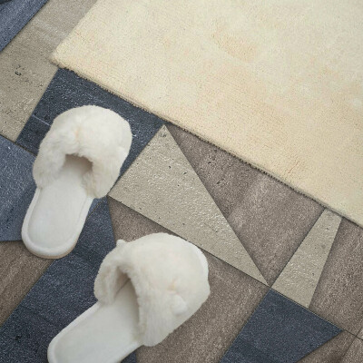 Rectangular wall panel Modern geometric motif