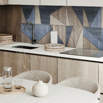 Rectangular wall panel Modern geometric motif